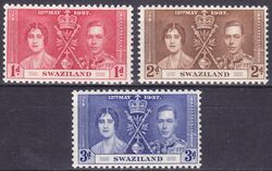 Swaziland 1937  Krnung von Knig George VI.