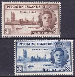 Pitcairn-Inseln 1946  Beendigung des 2. Weltkrieges