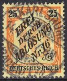 1905  Zähldienstmarke für Baden
