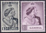 Gambia 1948  Silberhochzeit des Königspaares