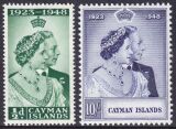 Kaiman-Inseln 1948  Silberhochzeit des Königspaares