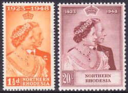Rhodesien 1948  Silberhochzeit des Königspaares