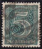 1920  Dienstmarke für alle Länder ohne Ablösungsziffer