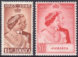 Jamaika 1948  Silberhochzeit des Königspaares