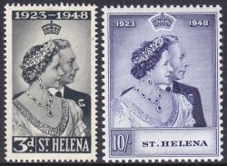 St. Helena 1948  Silberhochzeit des Königspaares
