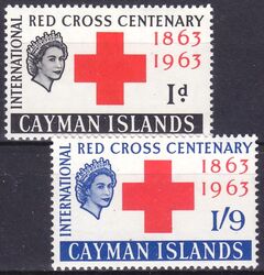 Kaiman-Inseln 1963  100 Jahre Internationales Rotes Kreuz