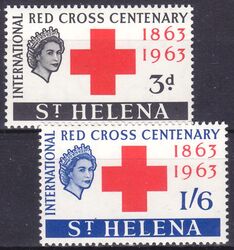 St. Helena 1963  100 Jahre Internationales Rotes Kreuz