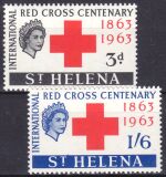 St. Helena 1963  100 Jahre Internationales Rotes Kreuz