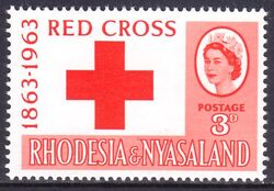 Rhodesien 1963  100 Jahre Internationales Rotes Kreuz