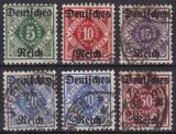 1920  Dienstmarken: Portopflichtige Dienstsache