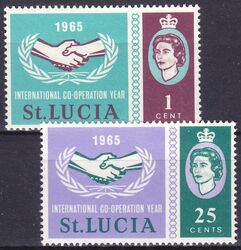 St. Lucia 1965  20 Jahre Vereinte Nationen (UNO)