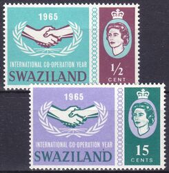 Swaziland 1965  Internationales Jahr der Zusammenarbeit