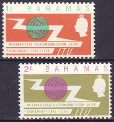Bahamas 1965  100 Jahre Internationale Fernmeldeunion (ITU)