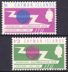 Kaiman-Inseln 1965  100 Jahre Internationale Fernmeldeunion (ITU)