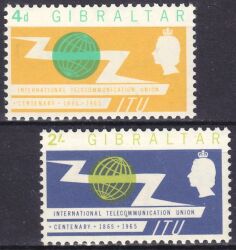 1965  100 Jahre Internationale Fernmeldeunion (ITU)