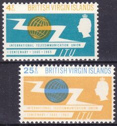 Jungferninseln 1965  100 Jahre Internationale Fernmeldeunion (ITU)