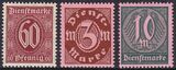 1921  Dienstmarken: Wertziffern -