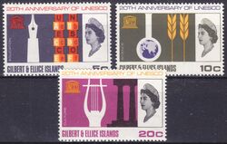 Gilbert-Inseln 1966  20 Jahre UNESCO