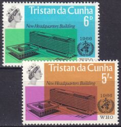 Tristan da Cunha 1966  Neues Verwaltungsgebäude der WHO