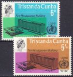 Tristan da Cunha 1966  Neues Verwaltungsgebäude der WHO