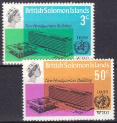 Salomoninseln 1966  Neues Verwaltungsgebäude der WHO