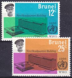 Brunei 1966  Neues Verwaltungsgebude der WHO
