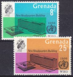 Grenada 1966  Neues Verwaltungsgebäude der WHO