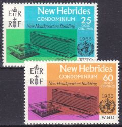 Neue Hebriden 1966  Neues Verwaltungsgebäude der WHO