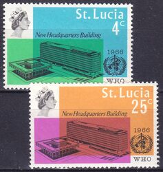 St. Lucia 1966  Neues Verwaltungsgebude der WHO