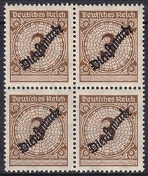 1923  Dienstmarken:  Rosettenzeichnung mit Aufdruck