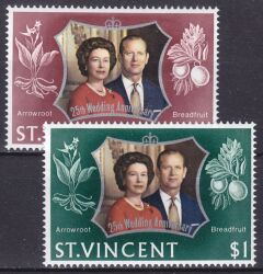 St. Vincent 1972  Silberhochzeit des Königspaares