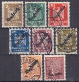 1924  Dienstmarken: Freimarken mit Aufdruck