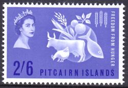 Pitcairn-Inseln 1963  Kampf gegen den Hunger