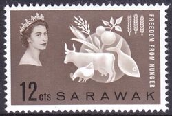 Sarawak 1963  Kampf gegen den Hunger
