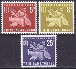 Trinidad & Tobago 1963  Kampf gegen den Hunger