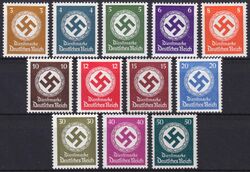 1942/44  Dienstmarken für Landes- u. Regierungsbehörden