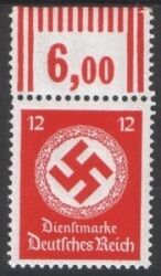 1942/44  Dienstmarke fr Landes- u. Regierungsbehrden