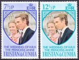 Tristan da Cunha 1973  Hochzeit von Prinzessin Anne und...