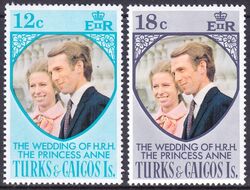 Turks & Caicos Inseln 1973  Hochzeit von Prinzessin Anne und Mark Phillips
