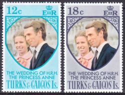 Turks & Caicos Inseln 1973  Hochzeit von Prinzessin Anne und Mark Phillips