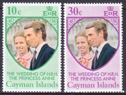 Kaiman-Inseln 1973  Hochzeit von Prinzessin Anne und Mark Phillips