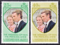 St. Christopher 1973  Hochzeit von Prinzessin Anne und Mark Phillips