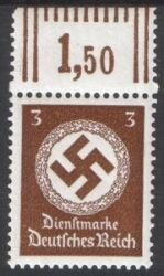 1942/44  Dienstmarke fr Landes- u. Regierungsbehrden