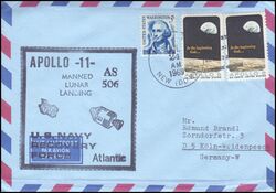 1969  Apollo 11 - Wasserung nach Mondlandeunternehmen