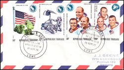 Togo 1970  Raumfahrt: Apollo 11, 12 und 13