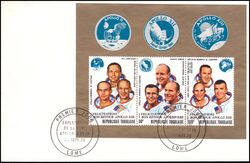 Togo 1970  Raumfahrt: Apollo 11, 12 und 13
