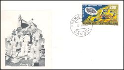 Zentralafrika 1970  Erfolgreiche Mondlandung von Apollo 12