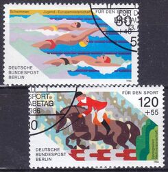 1986  Sporthilfe: Jugend-EM im Schwimmen / Springreiten WM