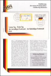 1993  Einführung der neuen Postleitzahlen - Schleswig-Holstein