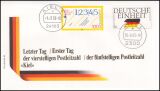 1993  Einführung der neuen Postleitzahlen -...